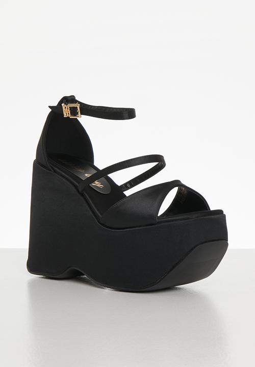 SISSY BOY - Strappy ever after heel - black