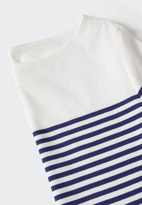 MANGO - T-shirt parisian - navy