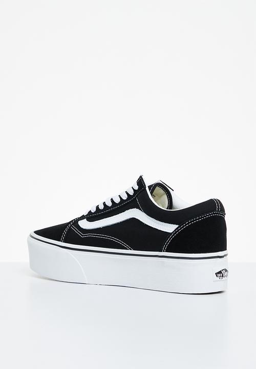 Vans - Old skool stackform suede/canvas - black/true white