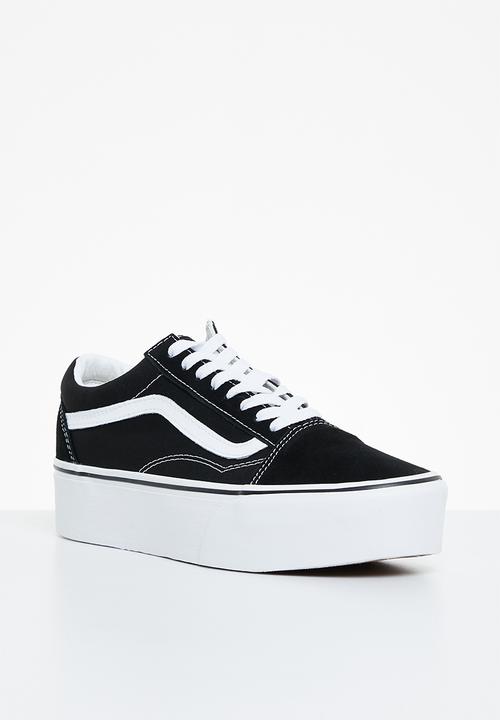 Vans - Old skool stackform suede/canvas - black/true white