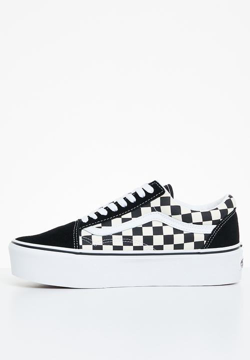 Vans - Old skool stackform -  checkerboard black/classic white