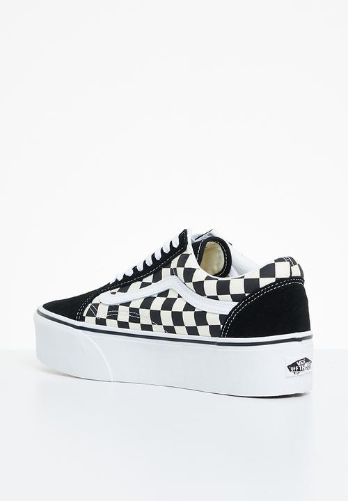 Vans - Old skool stackform -  checkerboard black/classic white
