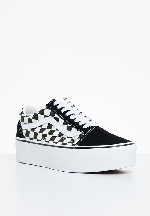 Vans - Old skool stackform -  checkerboard black/classic white