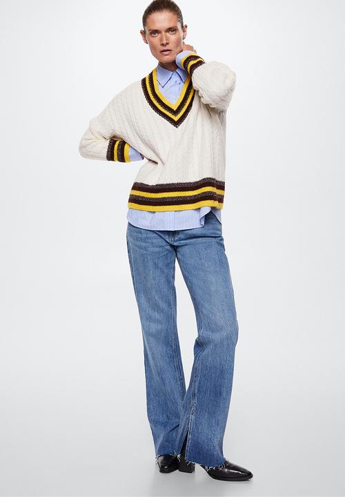 MANGO - Sweater univers - light beige
