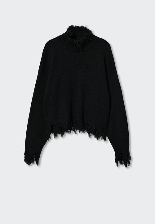 MANGO - Sweater bilma - black