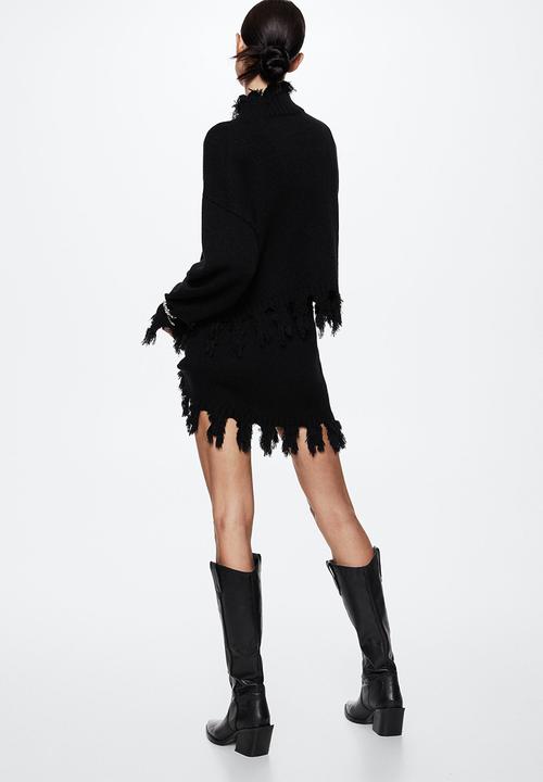MANGO - Sweater bilma - black