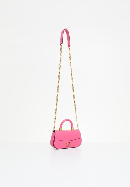 GUESS - Nell micro mini flap - fuchsia