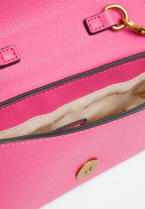 GUESS - Nell micro mini flap - fuchsia