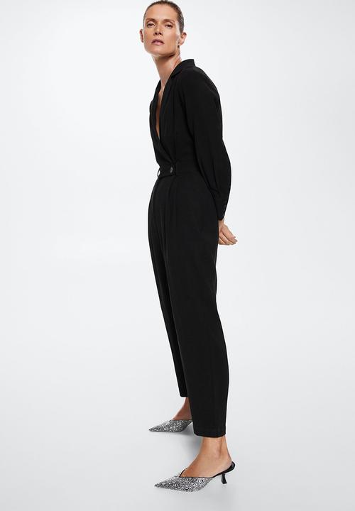 MANGO - One-piece suit suti - black
