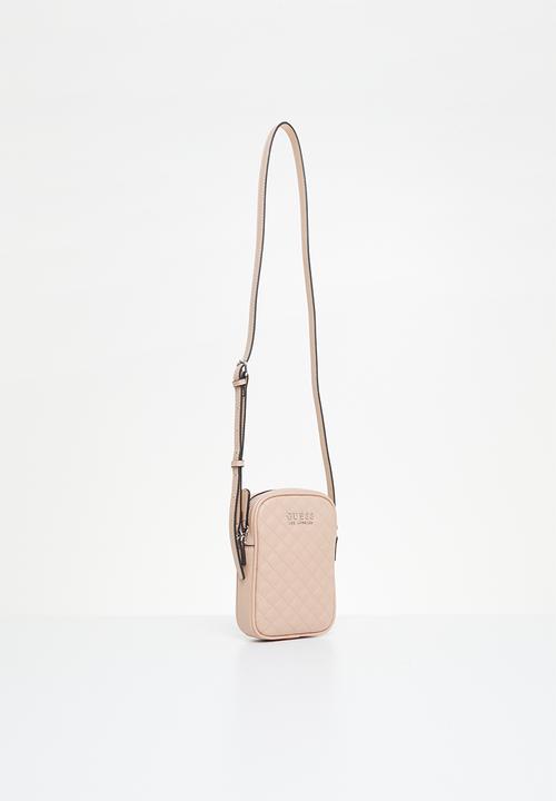 GUESS - Ledger mini crossbody top zip - rose