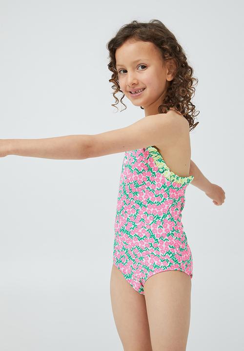 Cotton On - Della ruffle one piece - ditsy splice