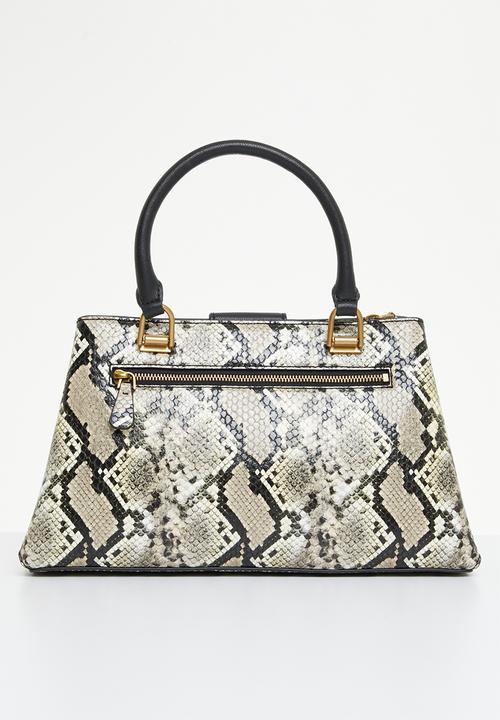 GUESS - Alva girlfriend satchel - natural python