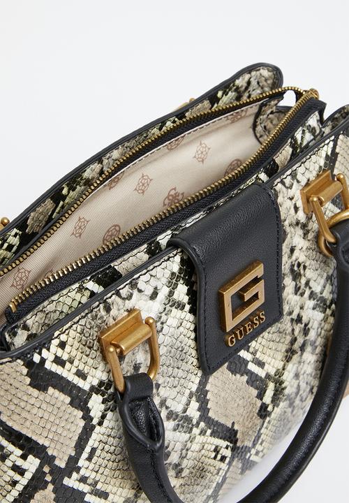 GUESS - Alva girlfriend satchel - natural python