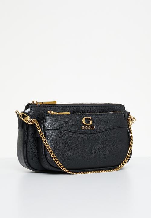 GUESS - Nell double pouch crossbody - black