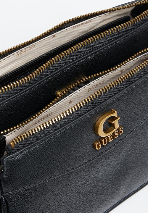 GUESS - Nell double pouch crossbody - black