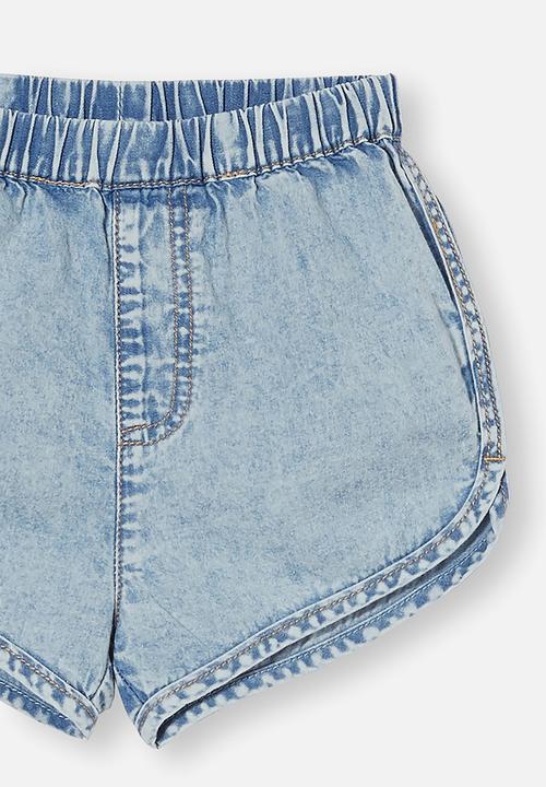 Cotton On - Juno short - light chambray wash