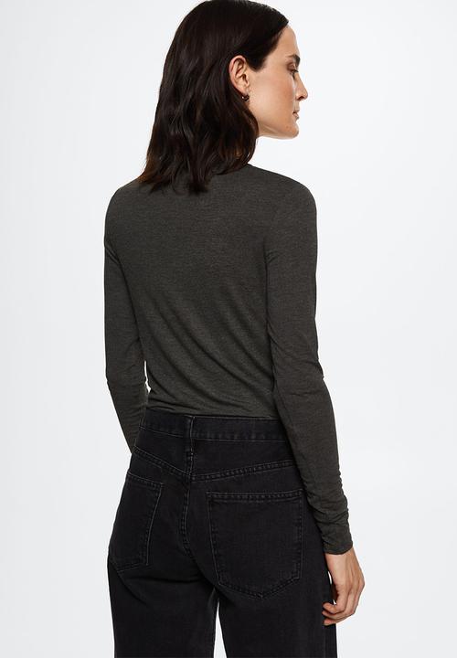 MANGO - T-shirt secondpi - dark grey