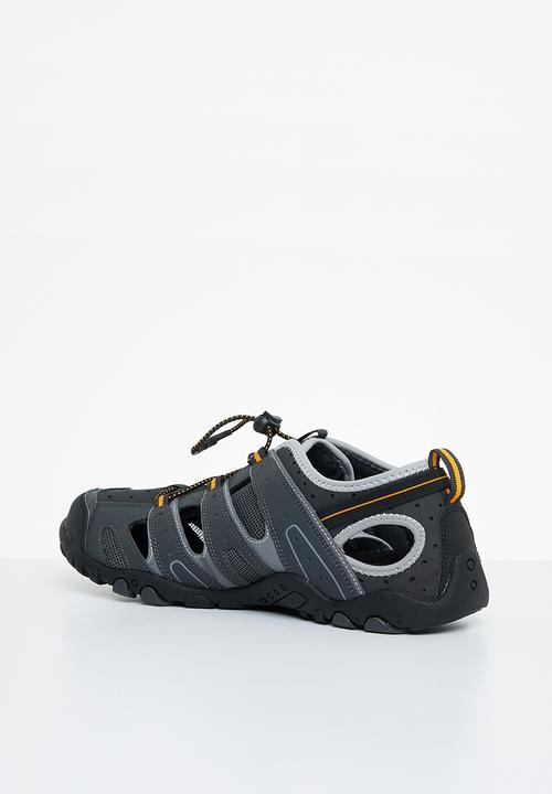 Hi-Tec - Tortola escape sandal - charcoal/grey/gold