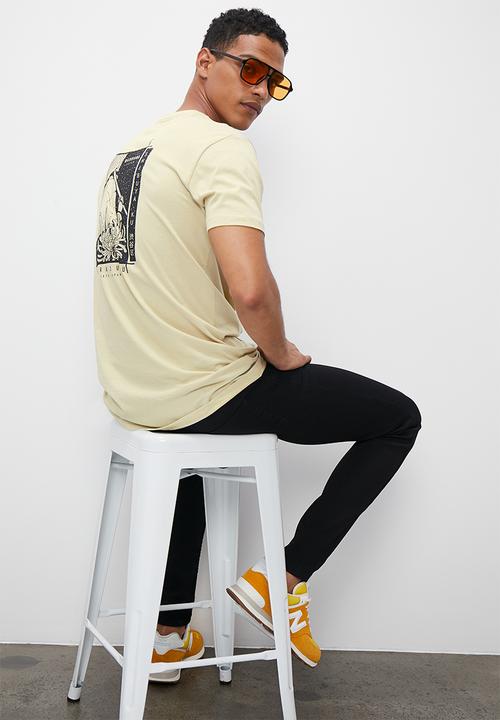 Superbalist - Harajuku graphic crew tee  - beige