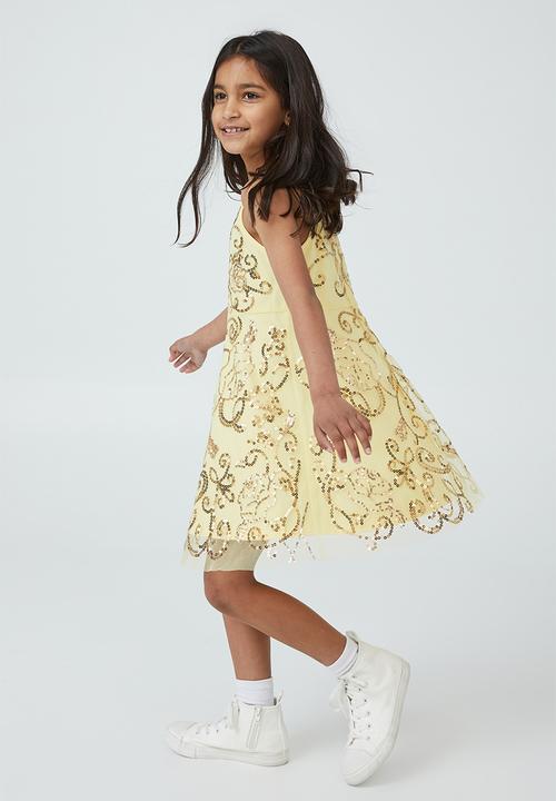 Cotton On - License princess dress - yellow