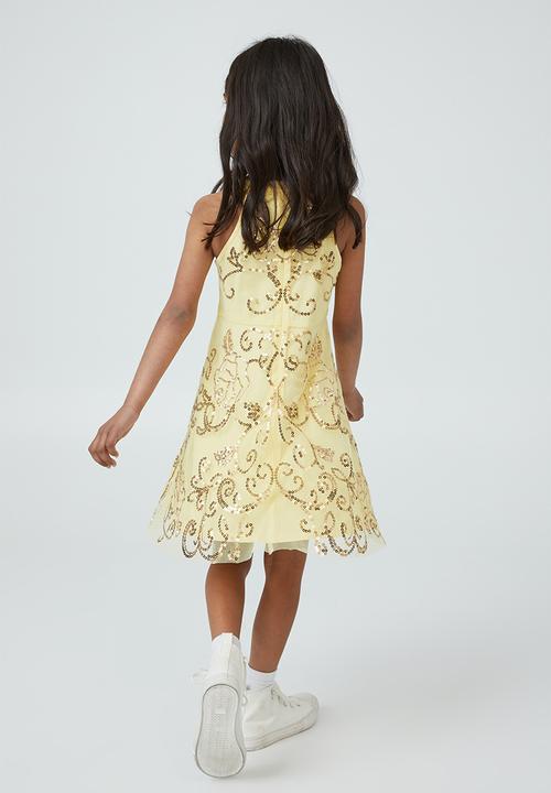 Cotton On - License princess dress - yellow