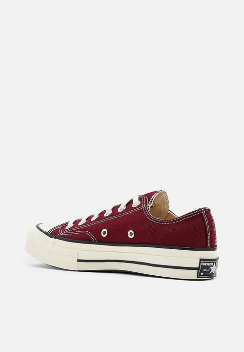 Converse - Chuck 70 vintage canvas - dark beetroot/egret/black