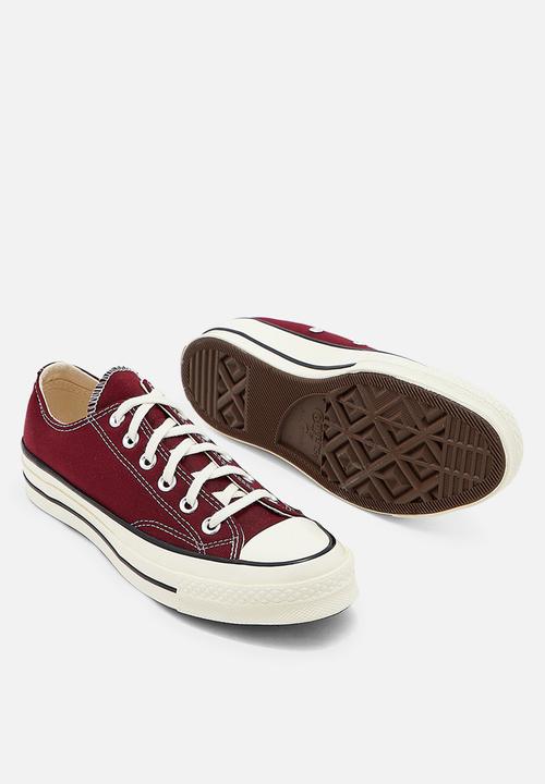 Converse - Chuck 70 vintage canvas - dark beetroot/egret/black