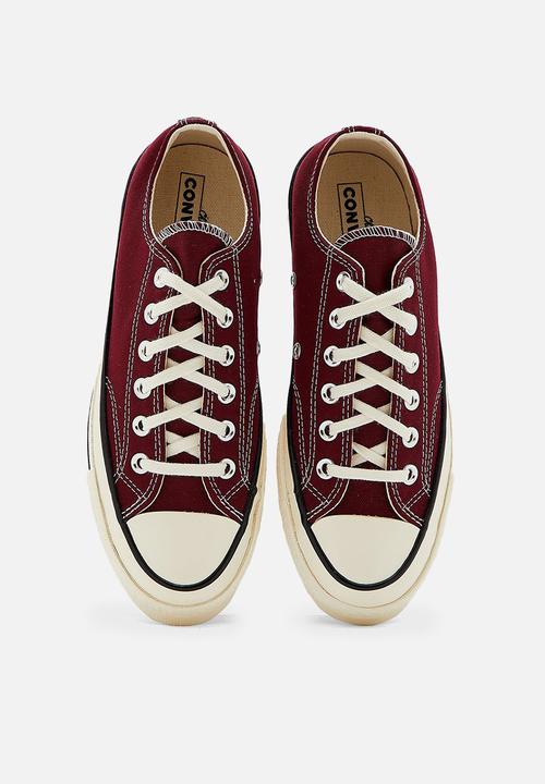 Converse - Chuck 70 vintage canvas - dark beetroot/egret/black