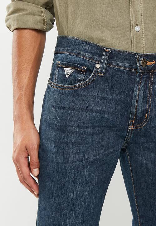 GUESS - Slim boot jeans - Dark vintage blue