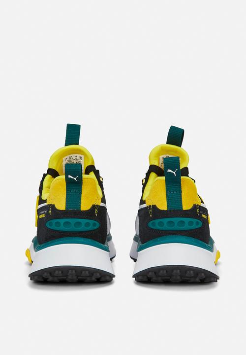 PUMA - Wr flex slip on smileyworld jr - puma black-puma white-vibrant yellow