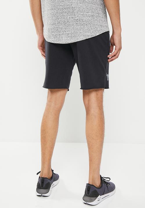 Under Armour - UA Project Rock terry shorts - black