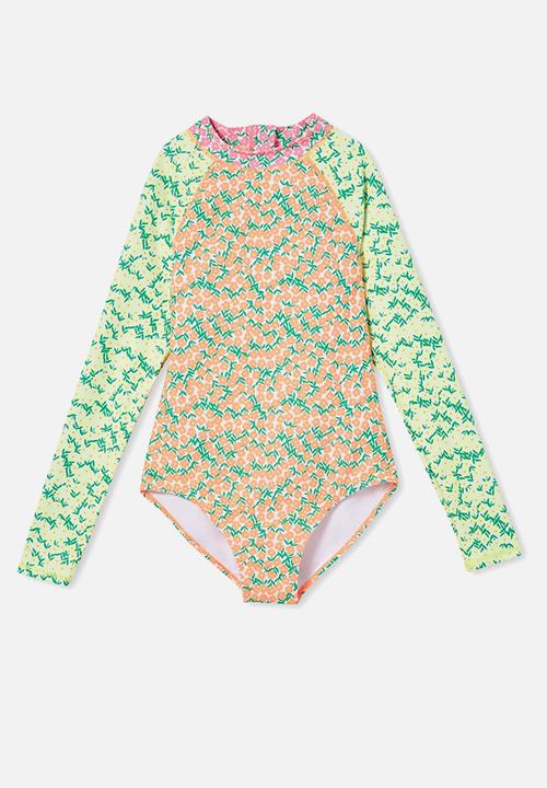 Cotton On - Lily swim one piece - ditsy splice