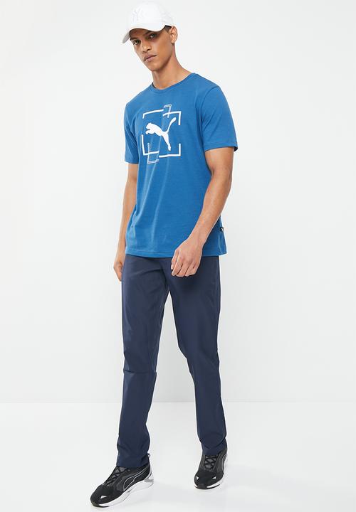 PUMA - Cat graphic tee - lake blue