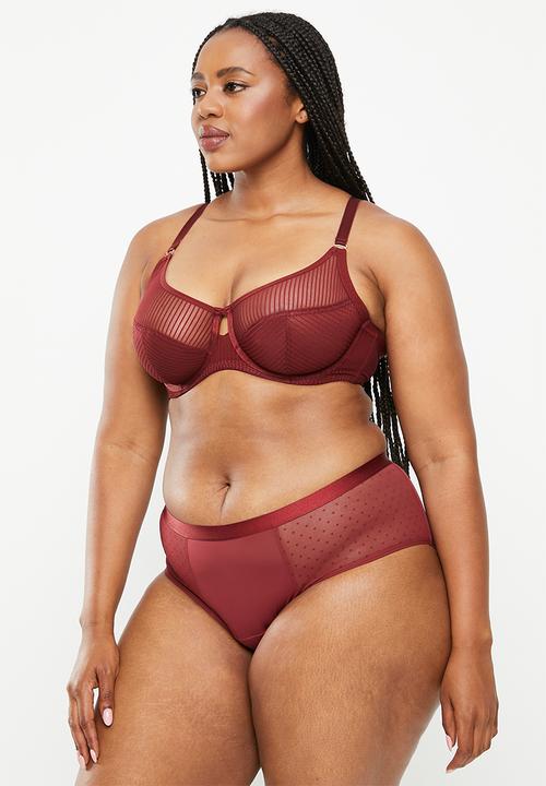 DORINA - Plus vega ecomoon 2 pack period panty - red