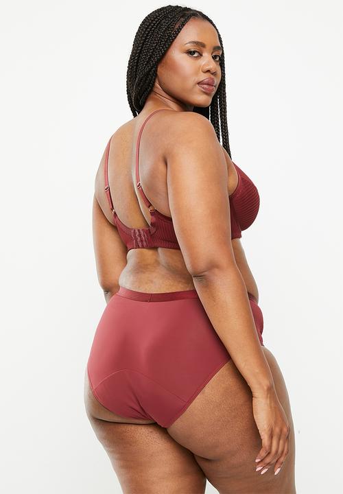 DORINA - Plus vega ecomoon 2 pack period panty - red