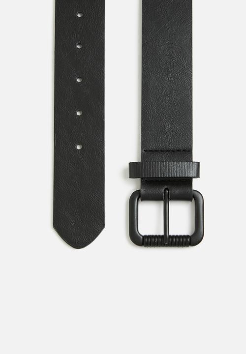 Superbalist - Matt pu belt - black