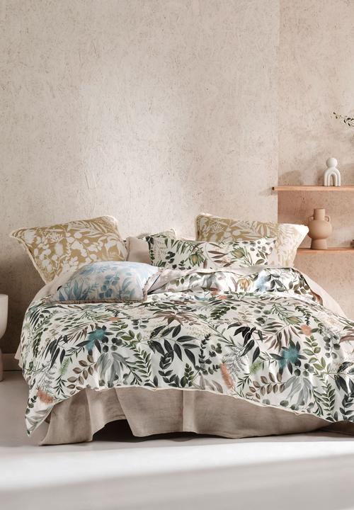 Linen House - Willamine duvet cover set - vanilla