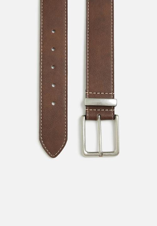 Superbalist - James pu belt - brown