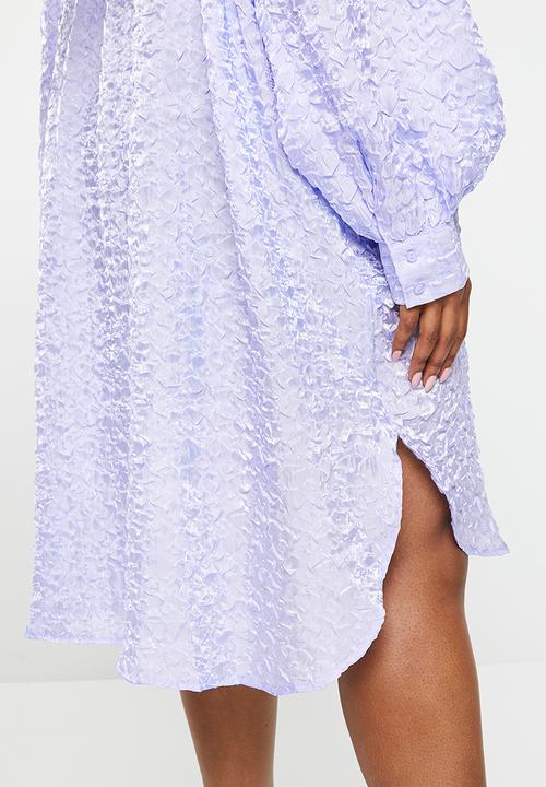 Glamorous - Plus shirt dress - powder blue