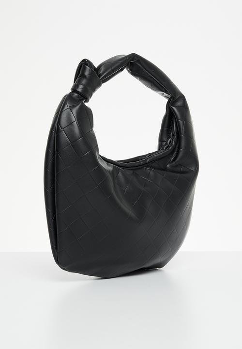 Tessa Design - Gina faux leather handbag - black