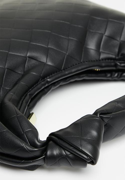 Tessa Design - Gina faux leather handbag - black