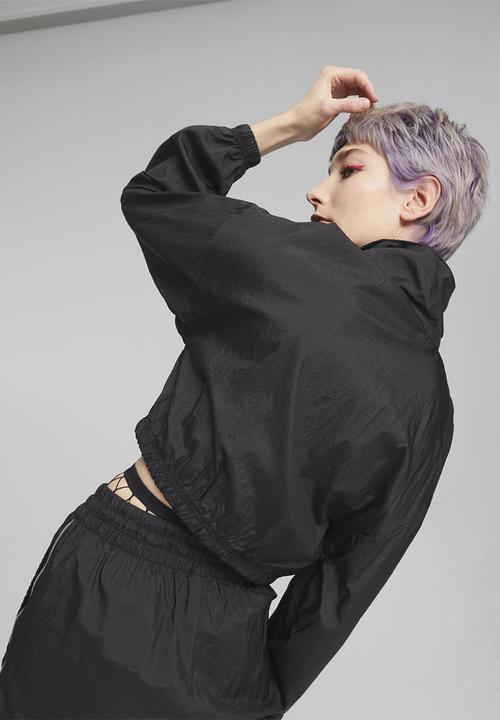 PUMA - Sq woven cropped track jacket - puma black