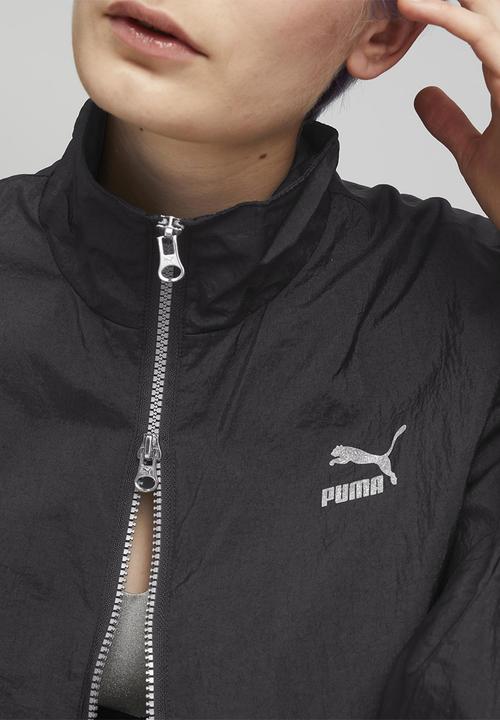 PUMA - Sq woven cropped track jacket - puma black