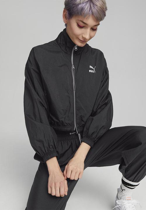 PUMA - Sq woven cropped track jacket - puma black