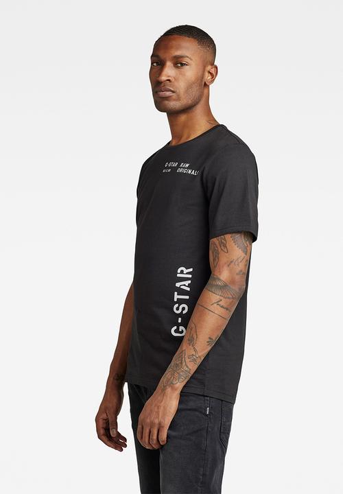 G-STAR - Multi stencil gr slim r t - dk black
