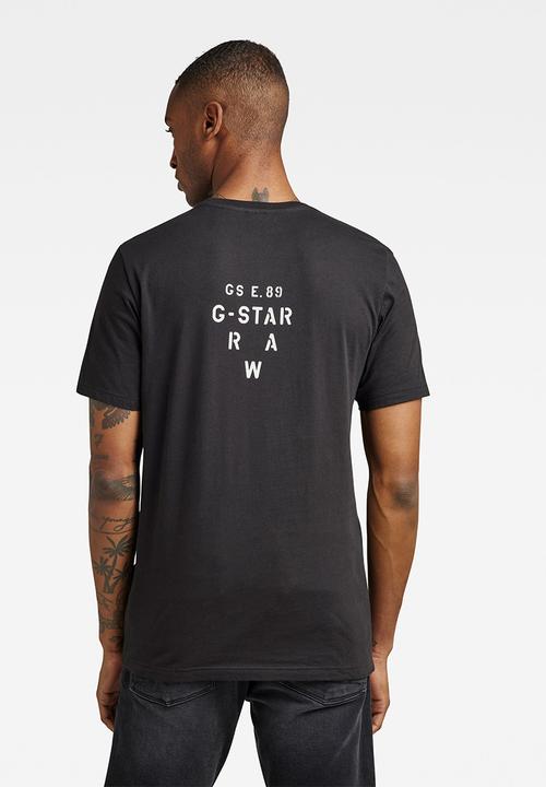 G-STAR - Multi stencil gr slim r t - dk black