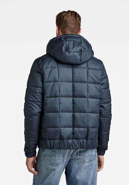 G-STAR - Meefic sqr quilted hdd jkt - salute