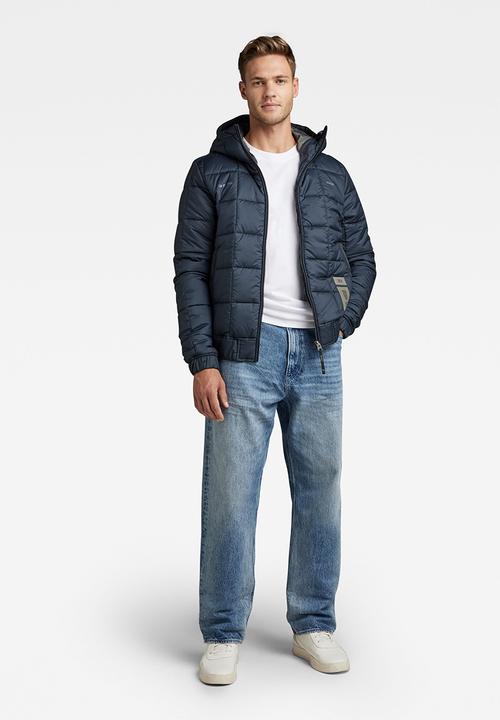 G-STAR - Meefic sqr quilted hdd jkt - salute