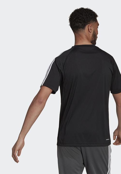 adidas Performance - AEROREADY Sereno logo tee- black/white