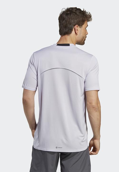 adidas Performance - Designed for Movement HIIT training tee - silver dawn/black